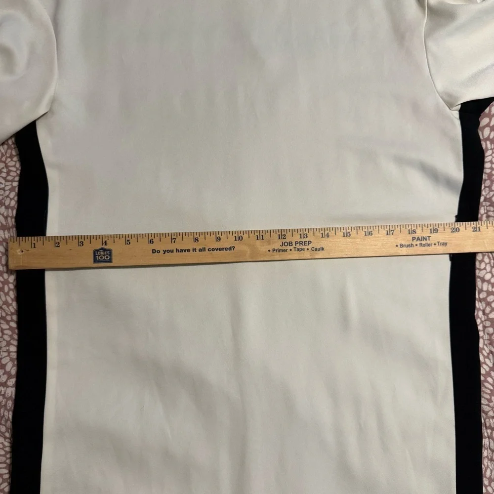 ✨ Marella Black & White Long Sleeve Shift Dress –‎ Size 10 ✨